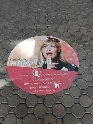 poster on the ground